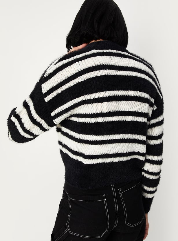 Women Striped Sweater