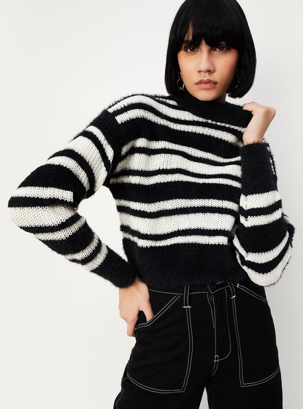 Women Striped Sweater