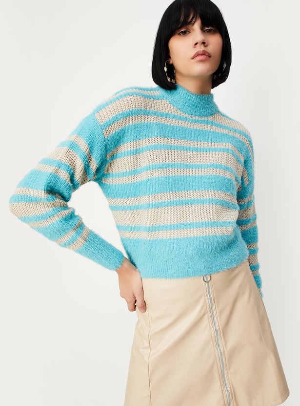 Women Striped Sweater