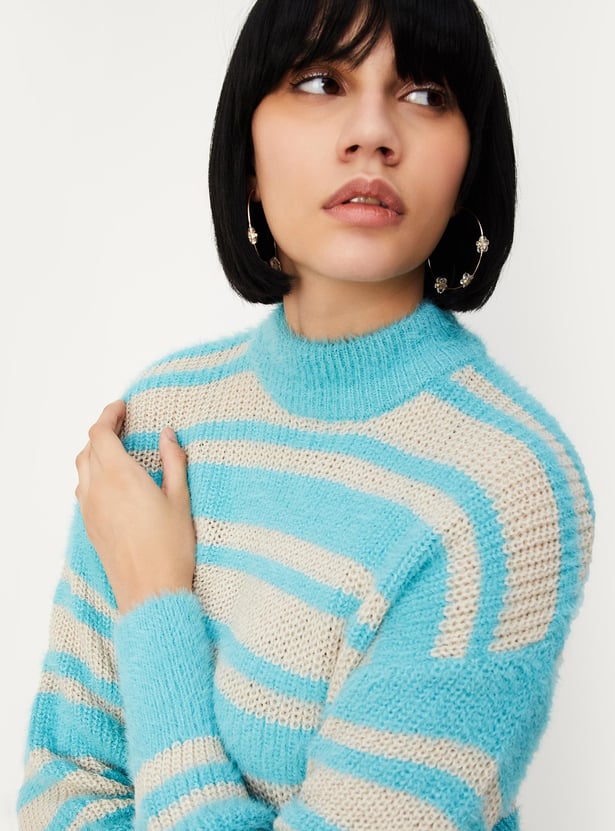 Women Striped Sweater