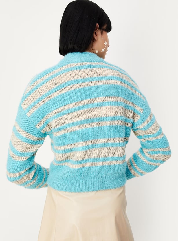 Women Striped Sweater