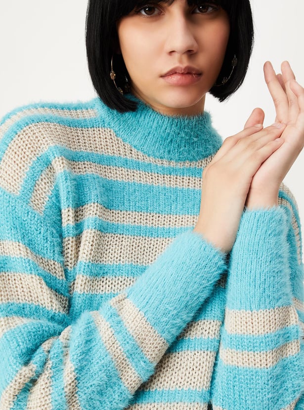 Women Striped Sweater
