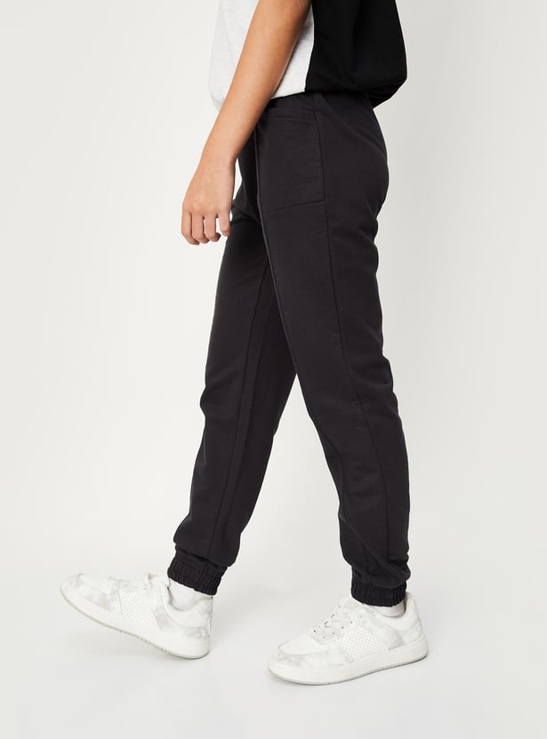 Girls Printed Elasticated Joggers