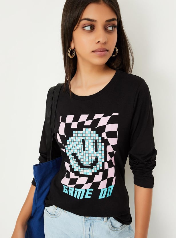 Girls Graphic Printed T-shirt