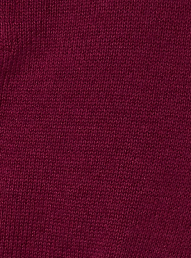 Girls Embellished Knitted Sweater
