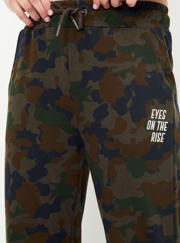 Women Camouflage Printed Sports Joggers