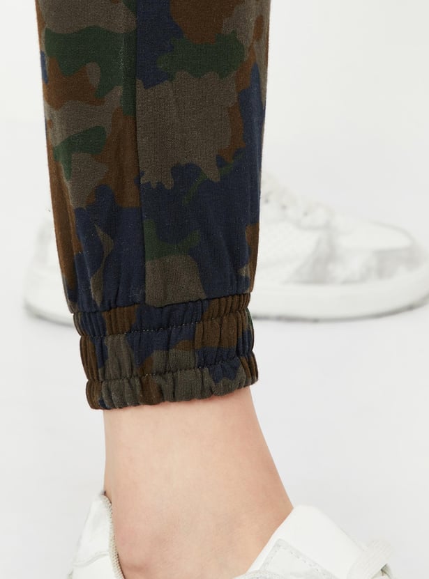 Women Camouflage Printed Sports Joggers