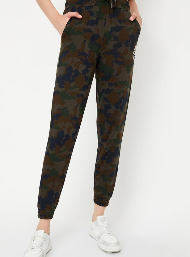 Women Camouflage Printed Sports Joggers