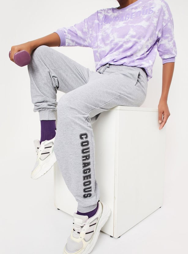 Women Typographic Printed Joggers