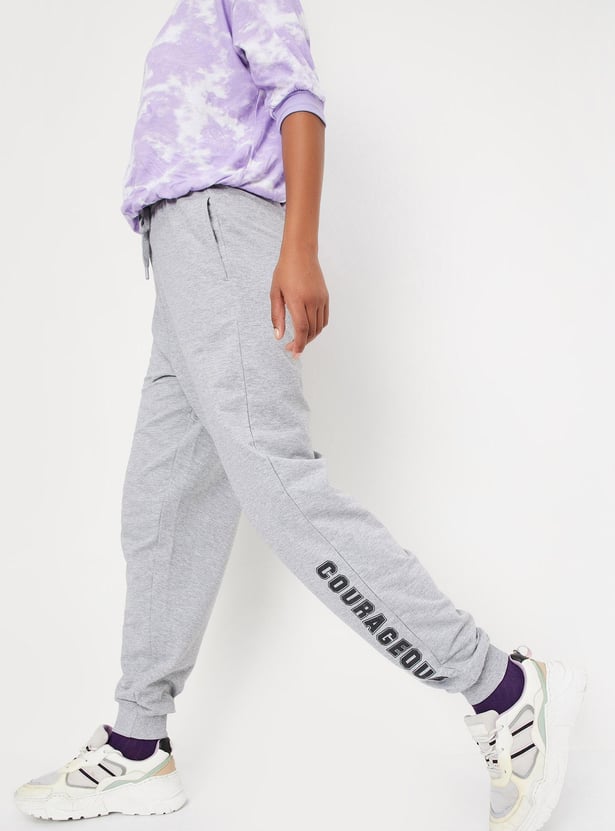 Women Typographic Printed Joggers