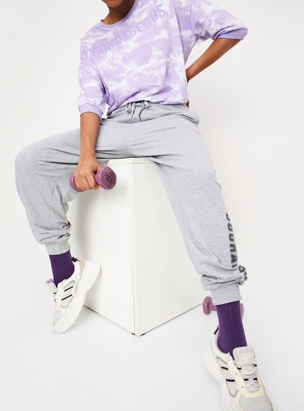 Women Typographic Printed Joggers