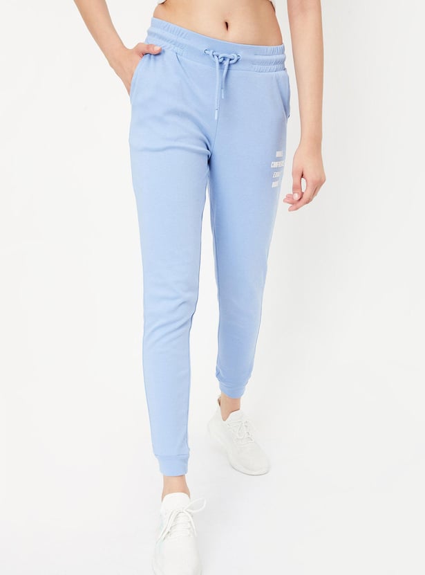 Women Solid Athleisure Joggers