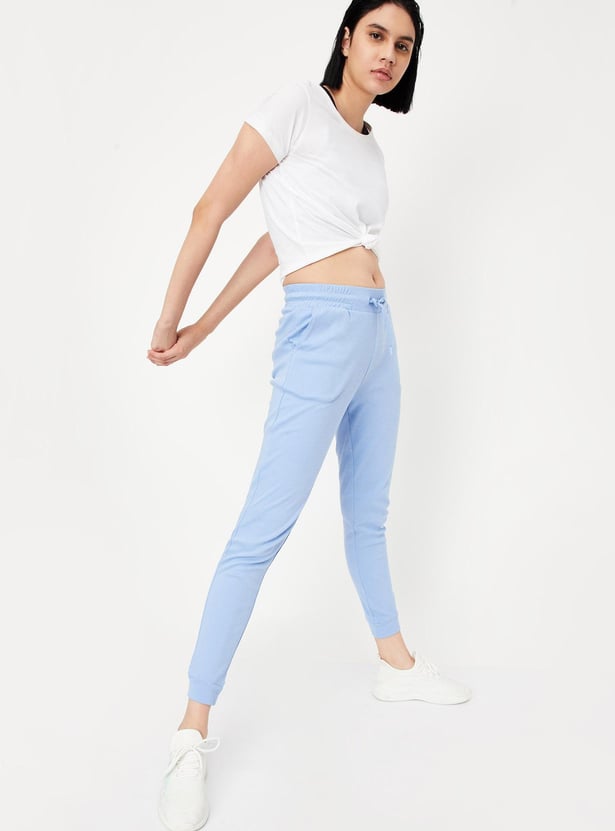 Women Solid Athleisure Joggers