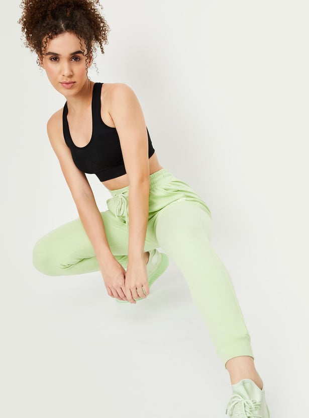 Women Solid Athleisure Joggers