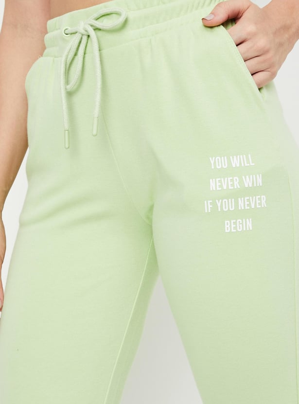 Women Solid Athleisure Joggers