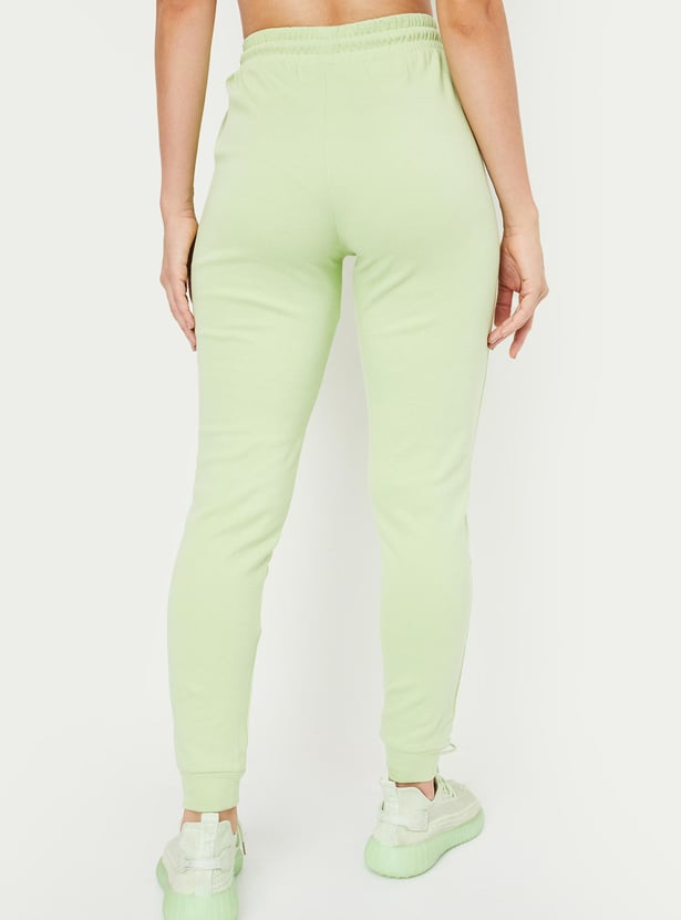 Women Solid Athleisure Joggers