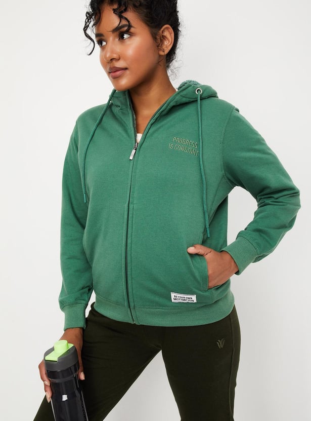 Women Hooded Sporty Jacket