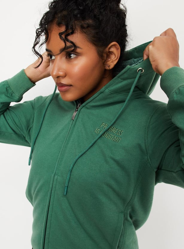 Women Hooded Sporty Jacket