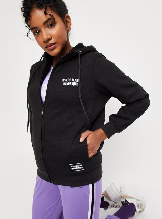 Women Hooded Sporty Jacket