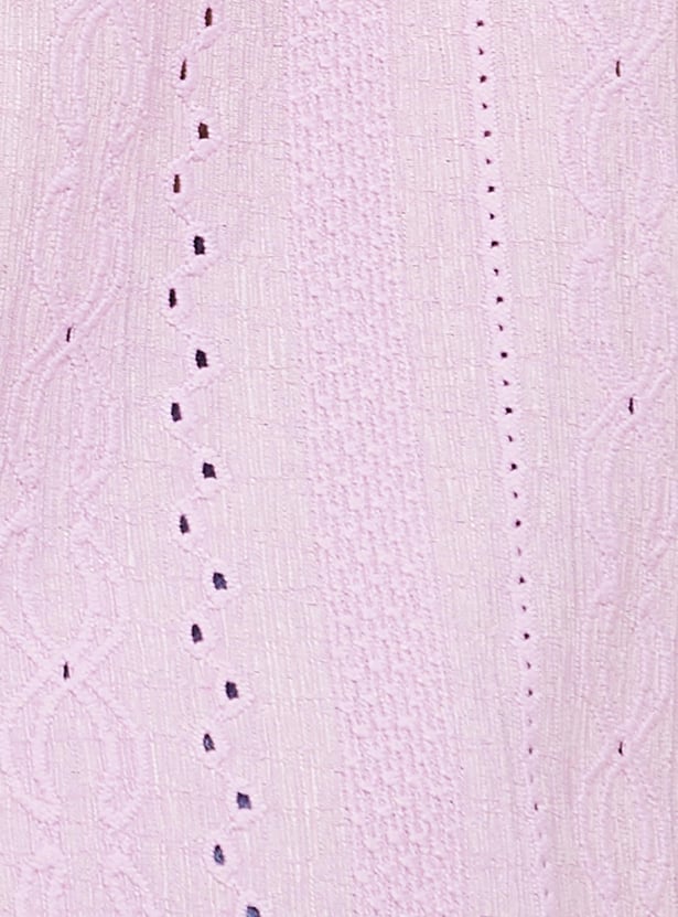 Women Schiffli Knit Top