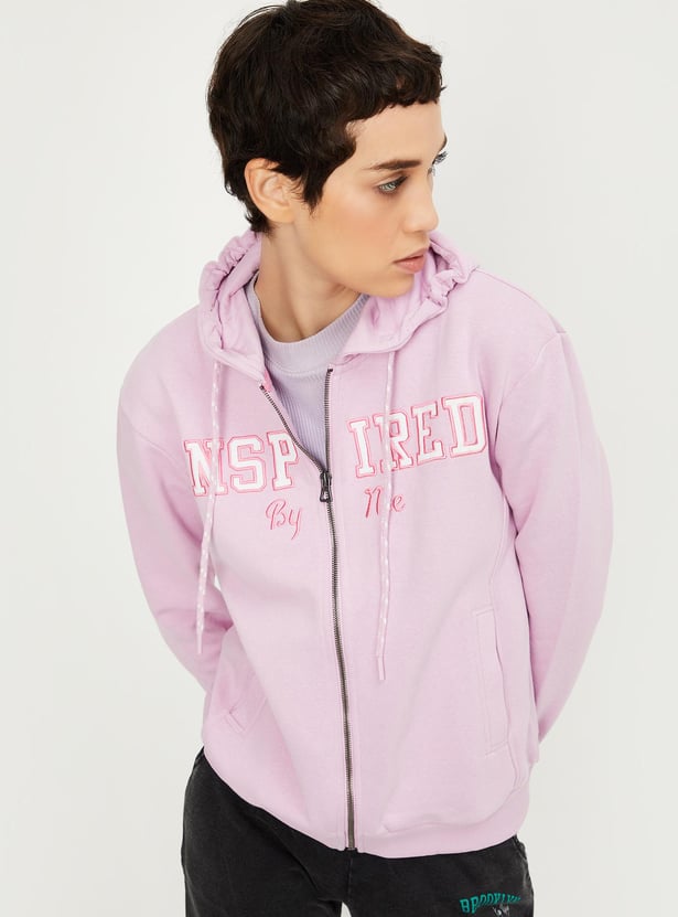 Women Embroidered Sports Sweatshirt