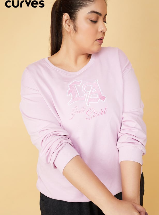Women Embroidered Sweatshirt