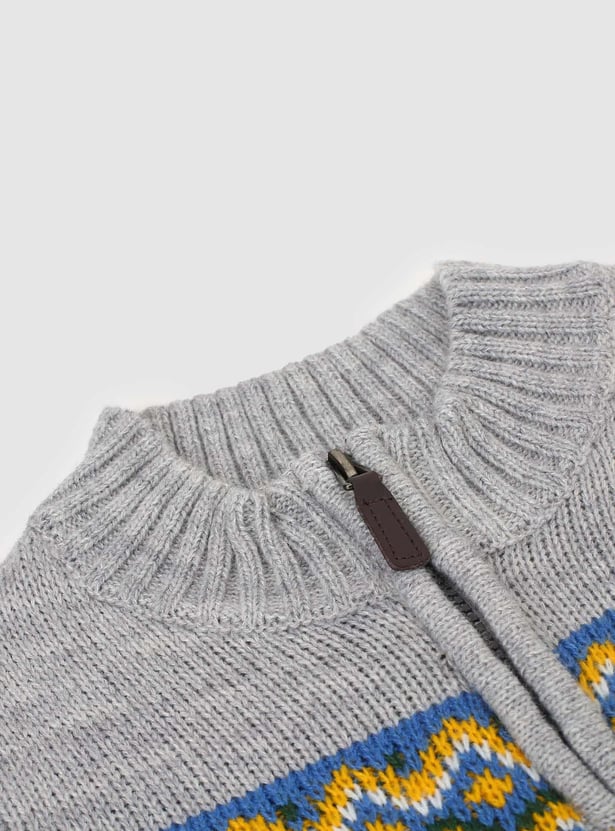 Boys Chevron Knitted Sweater