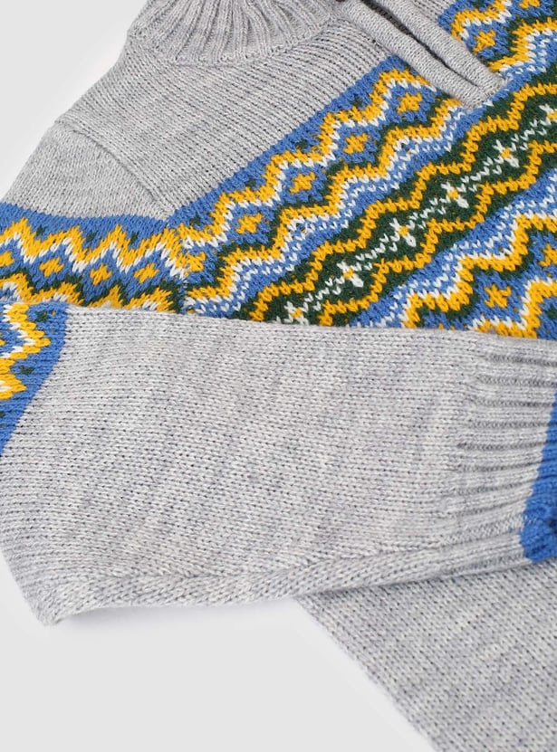 Boys Chevron Knitted Sweater