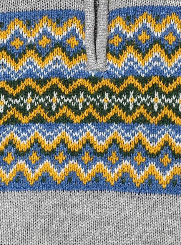 Boys Chevron Knitted Sweater