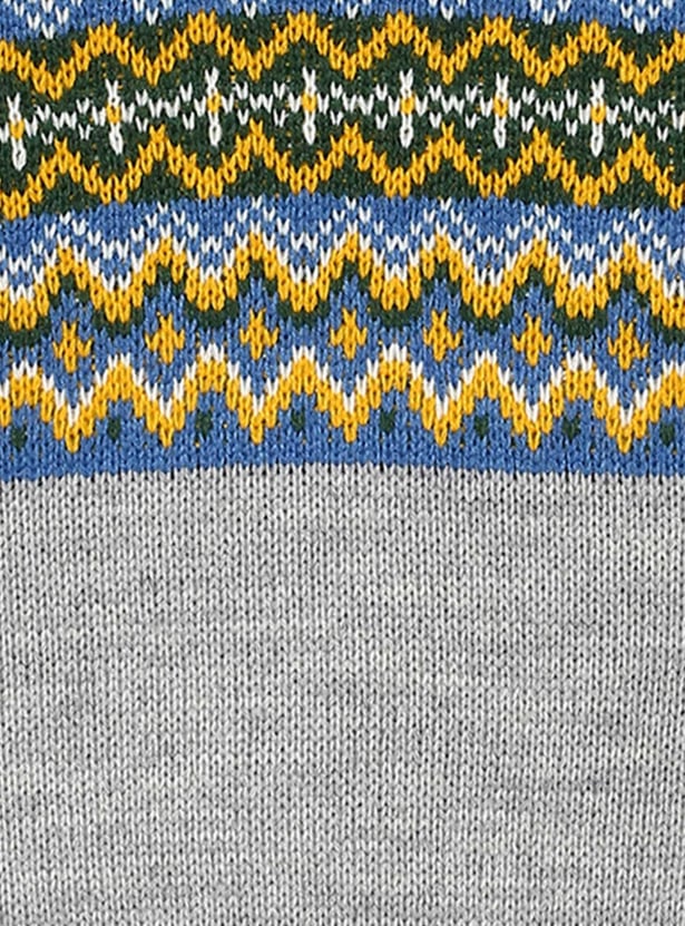 Boys Chevron Knitted Sweater
