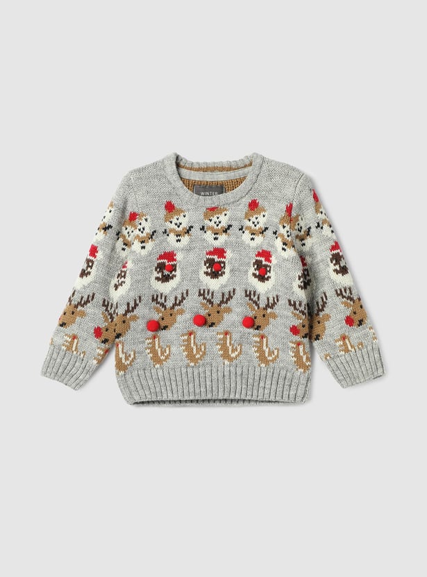 Boys Christmas Knitted Sweater