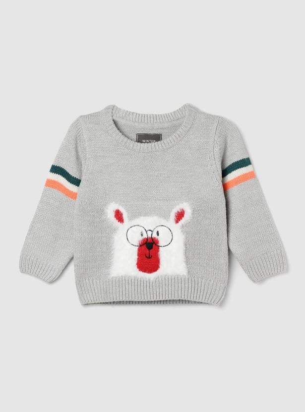 Boys Applique Detail Sweater