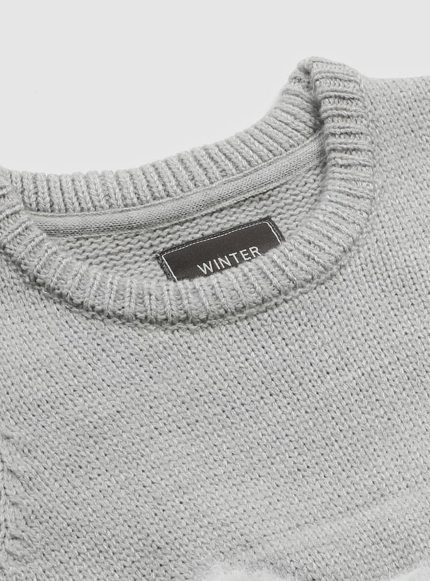 Boys Applique Detail Sweater