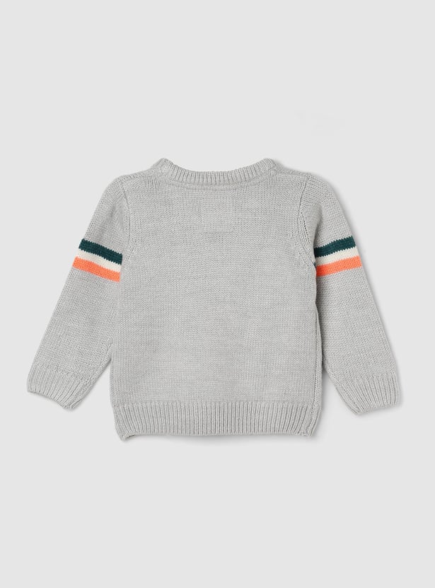 Boys Applique Detail Sweater