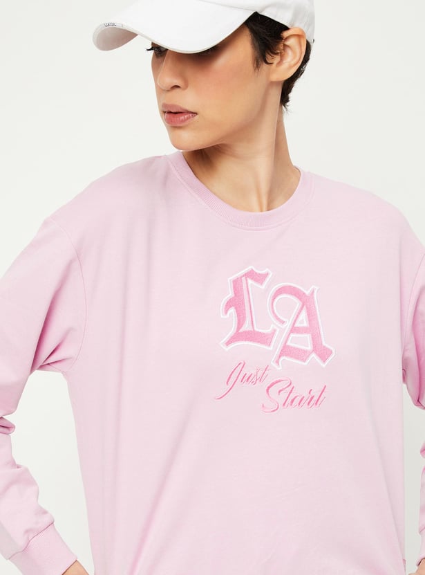 Women Embroidered Sweatshirt