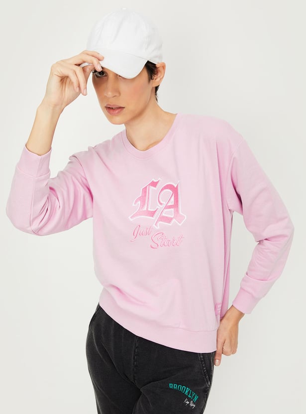 Women Embroidered Sweatshirt