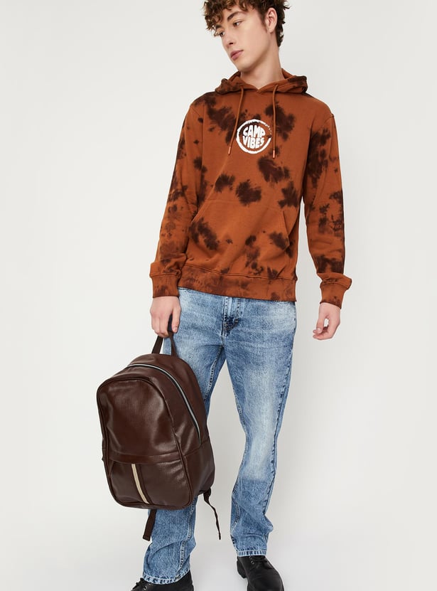 Men Tie & Dye Hooded Sweatshirt