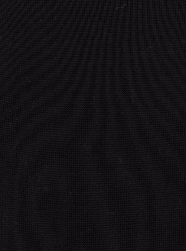 Men Slim Fit Ribbed Sweater