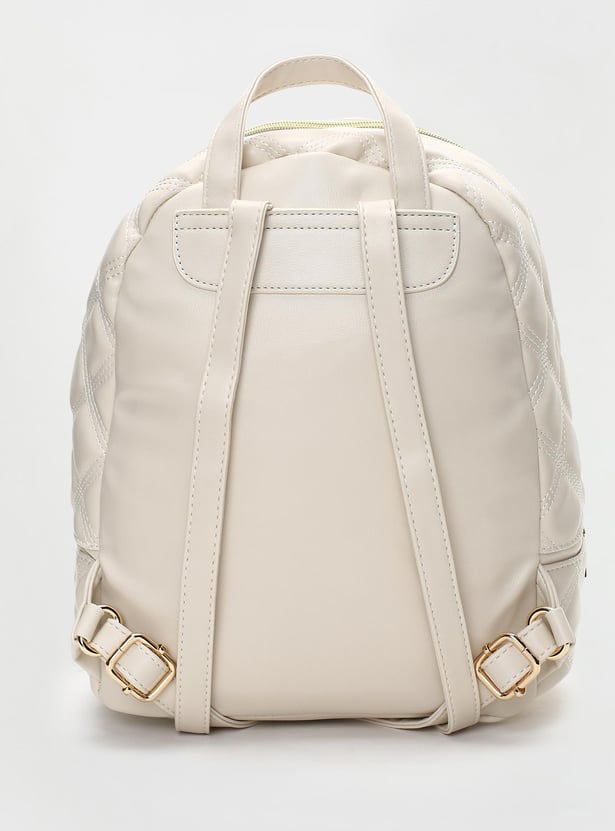 Women Quilted Zip-Around Backpack