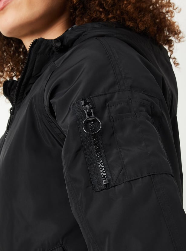 Women Padded Hooded Jacket