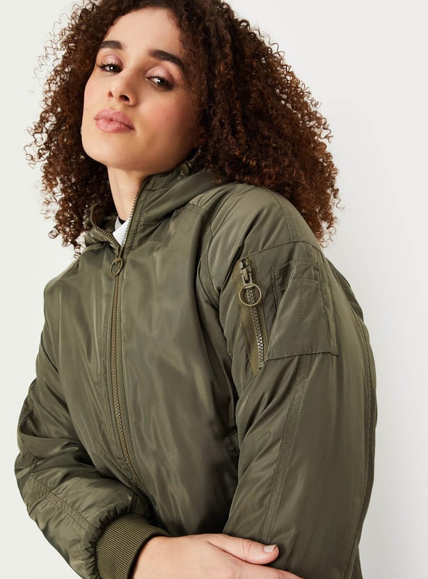 Women Padded Hooded Jacket