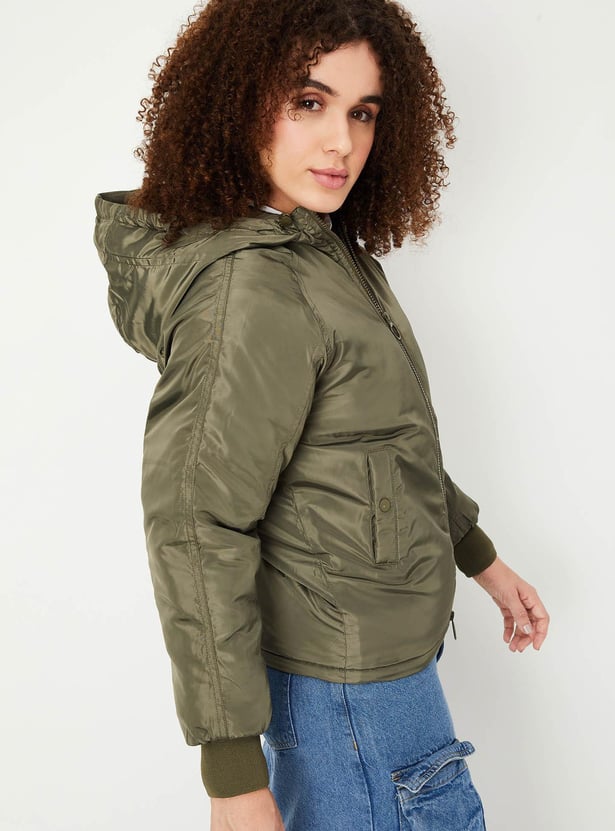 Women Padded Hooded Jacket