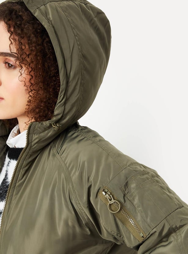 Women Padded Hooded Jacket