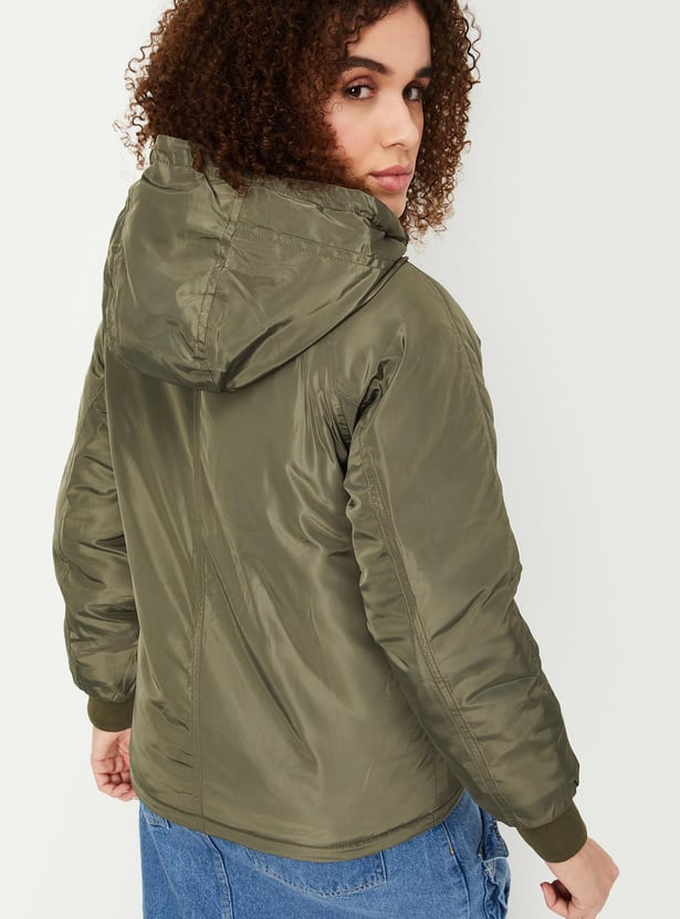 Women Padded Hooded Jacket