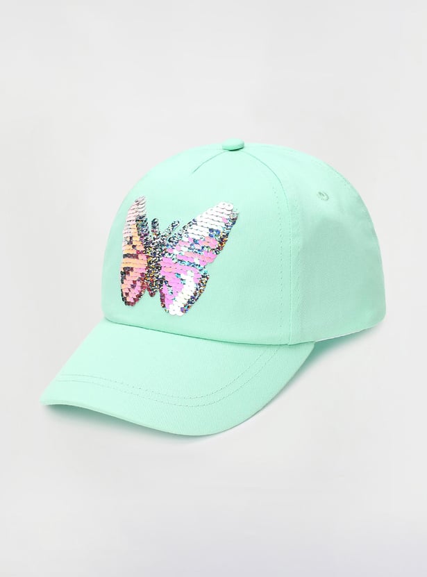 Girls Embellished Baseball Cap