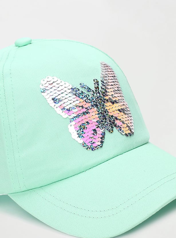 Girls Embellished Baseball Cap