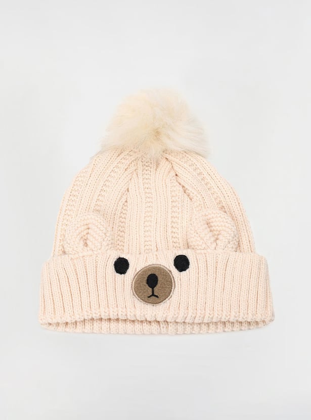 Boys Knitted Beanie & Mitten Set