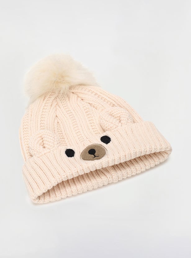 Boys Knitted Beanie & Mitten Set