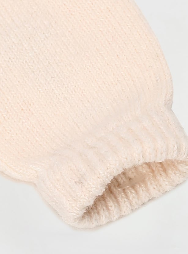 Boys Knitted Beanie & Mitten Set