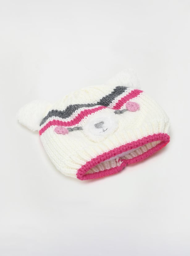 Boys Knitted Beanie & Mitten Set
